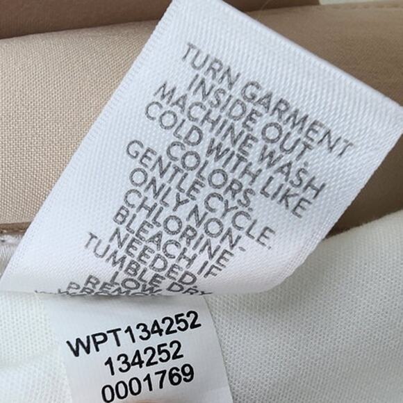 New NWOT J. Jill Essential Cotton Stretch Pants White 4 Petite Crop - Picture 9 of 9